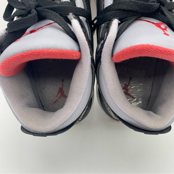 2011 Air Jordan 3 Retro Black Cement BC3 Men's 9 US 136064-010 Black/Varsity Red - Picture 13 of 16